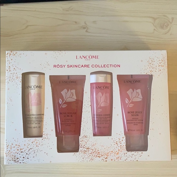 lancome rosy skincare set